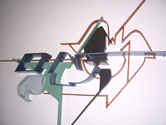 etnik - structura - graffiti sculpture