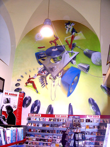 etnik - music store viterbo - graffiti